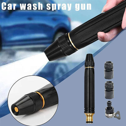 HIGH PRESSURE WATER SPRAY HOSE NOZZLE GUN FOR GARDEN HOSE