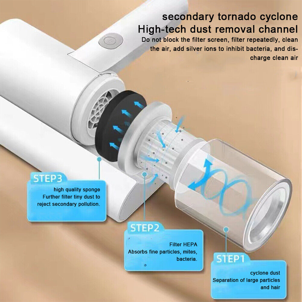 HANDHELD DUST REMOVER HOME BED MATTRESS VACUUM