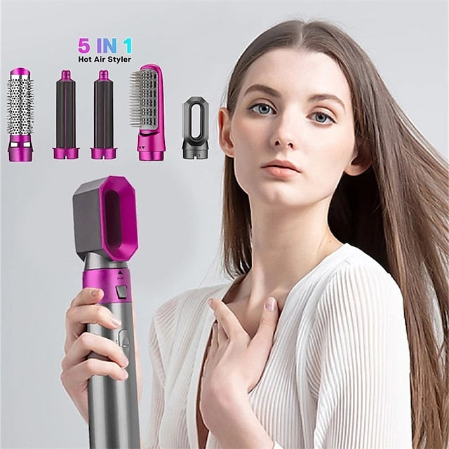 5 IN 1 HAIR DRYER HOT COMB SET