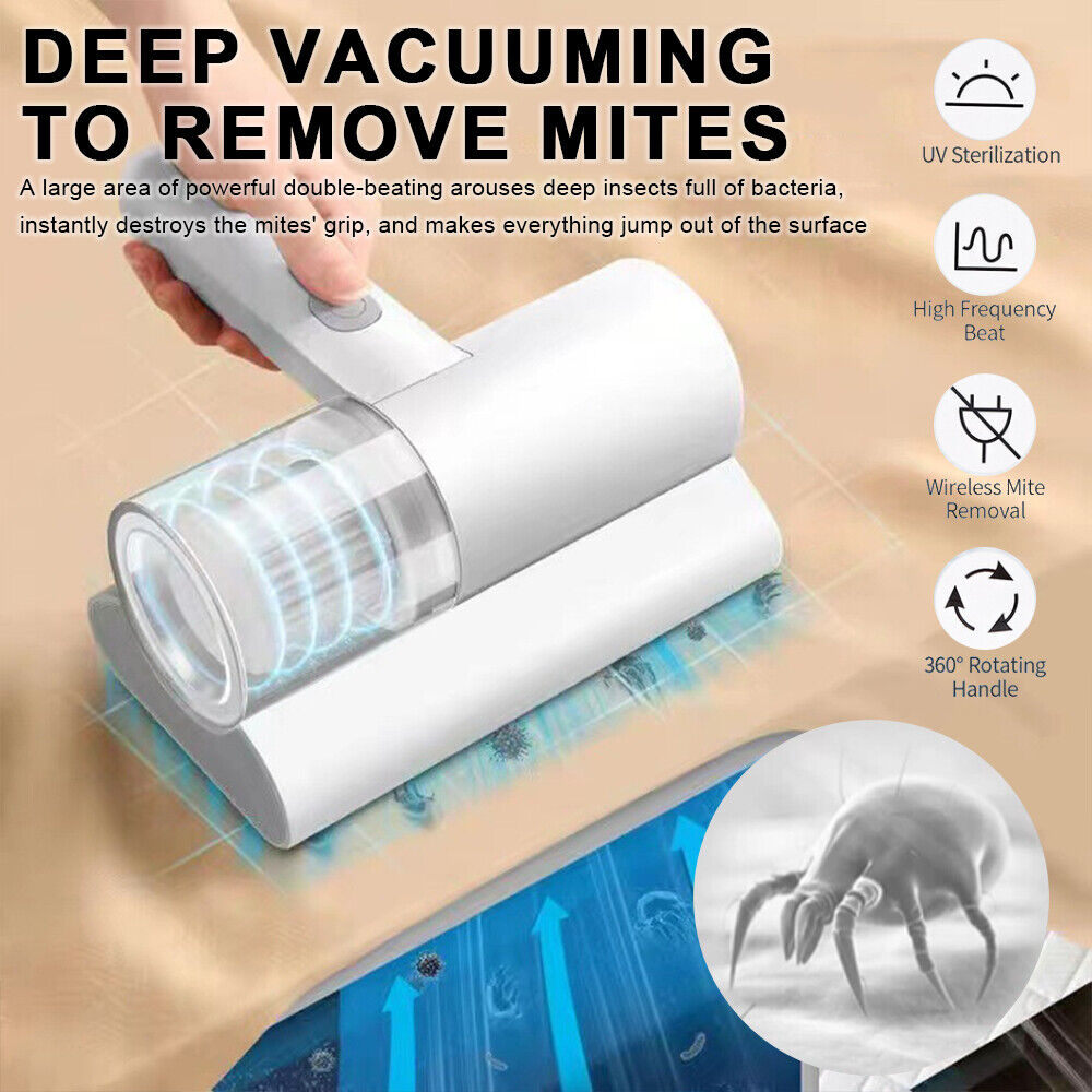 HANDHELD DUST REMOVER HOME BED MATTRESS VACUUM