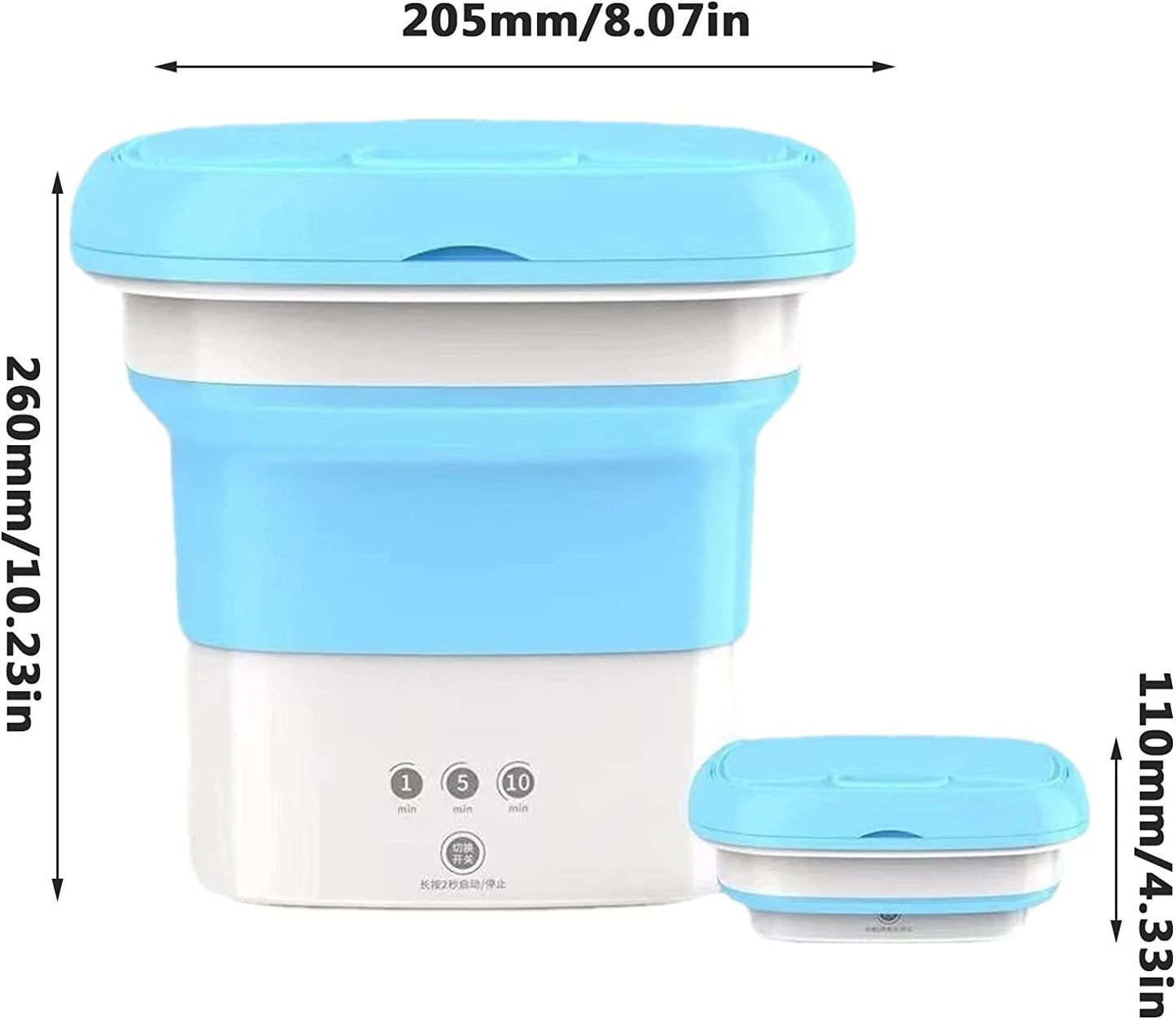 ELECTRIC PORTABLE FOLDING MINI WASHING MACHINE