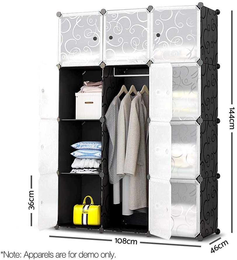 DIY PORTABLE WARDROBE FOR HANGING CLOTHES