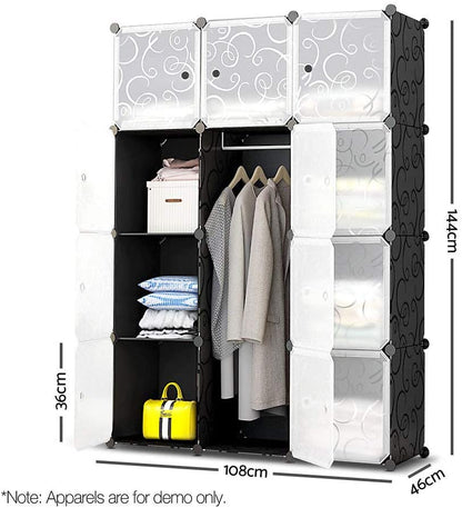 DIY PORTABLE WARDROBE FOR HANGING CLOTHES