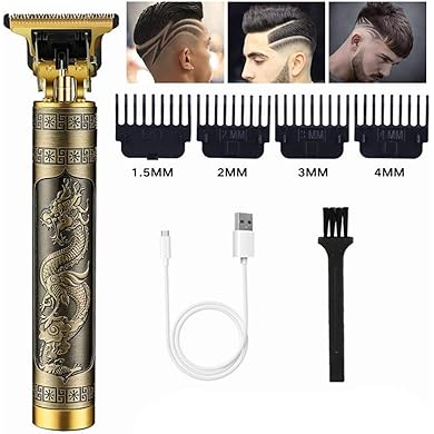 Premium Vintage T9 Hair Trimmer Gold