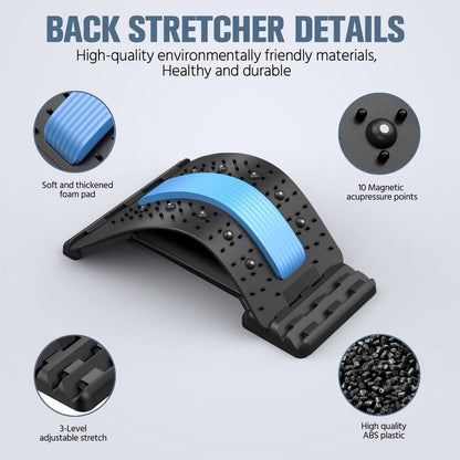 BACK STRETCHER FOR LOWER BACK PAIN RELIEF