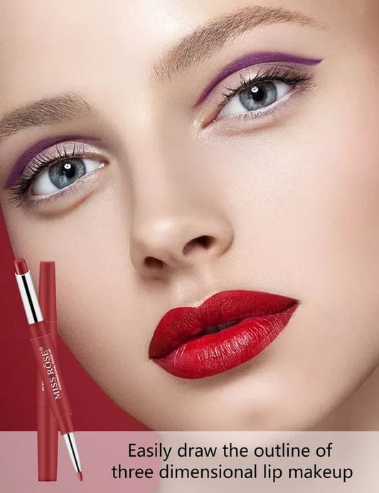 Miss Rose 2 in 1 Lip Liner and Lipstick pack of 4