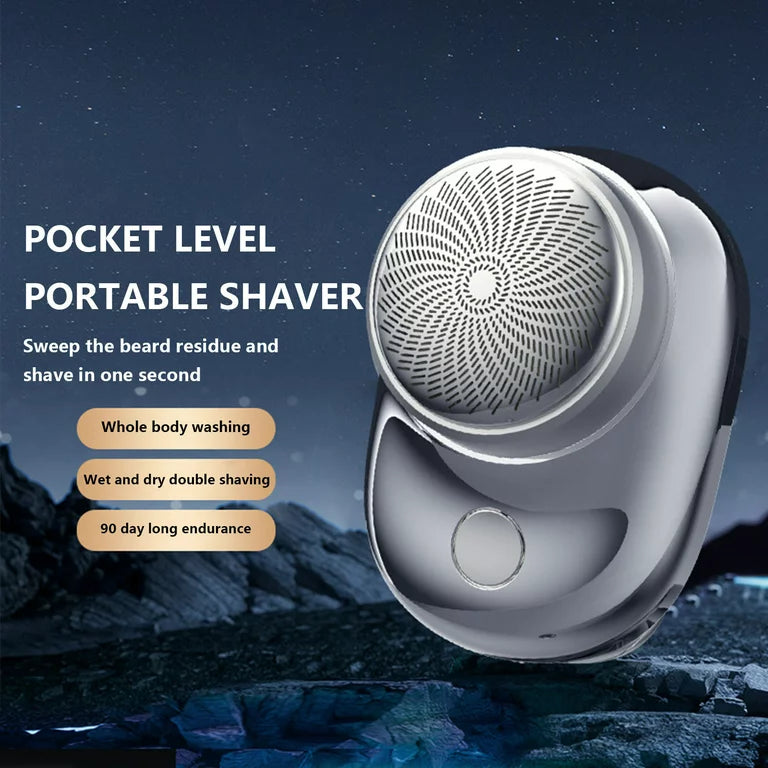 Mini-Shave Portable Electric Shaver Electric Razor for Men, Pocket Size Portable Shaver